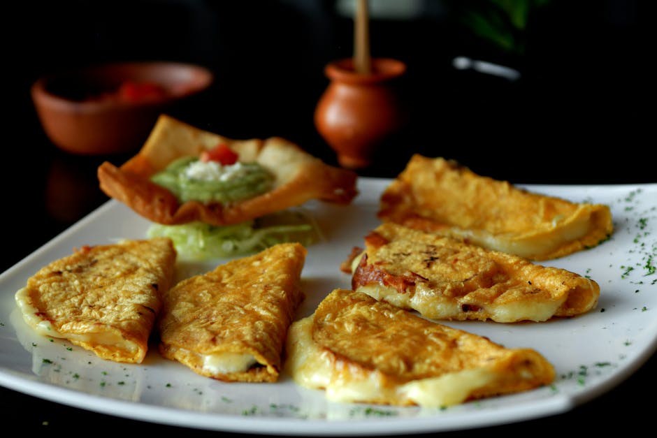 Tortilla met kaas en prei